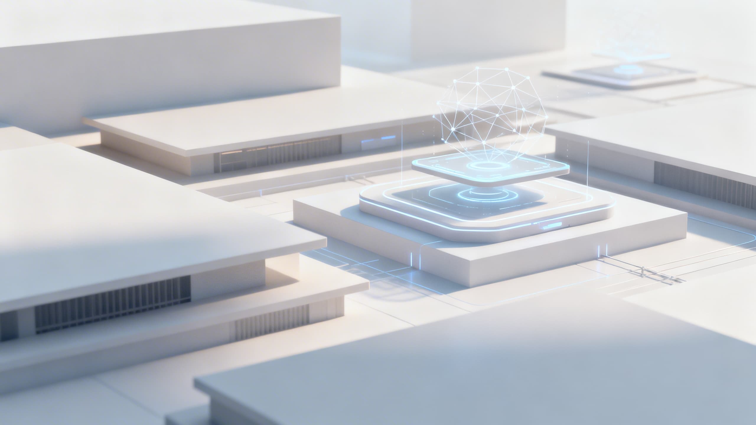 AI strategy and SaaS platform design visualization